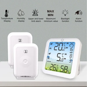 Wireless Digital Thermometer Hygrometer With 328ft Range For Fridge Freezer - Bild 1 von 16