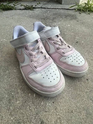 Nike Court Borough Low Niños Talla 12Y - Nike Tenis Zapatos DQ0493-100 Foto 1 de 4