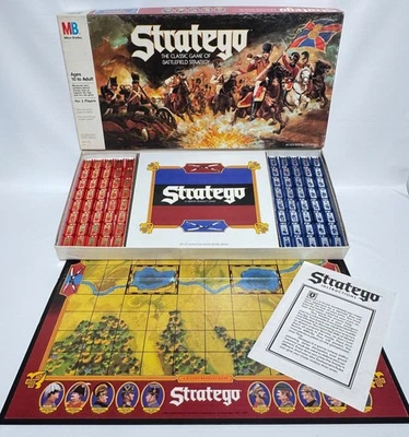 Vintage Stratego Board Game 1986 Milton Bradley Complete - Image 1 of 4