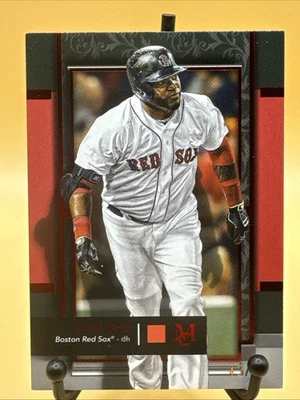 2024 Topps Museum Ruby Parallel David Ortiz #79 Boston Red Sox HOF /50 SP - Image 1 of 4