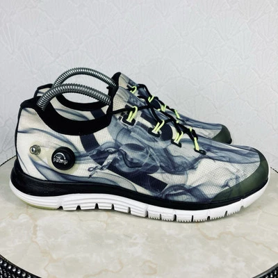 Reebok Sneakers Women 9.5 White Black Z Pump Fusion Flame Running Training Shoes - Image 1 of 4