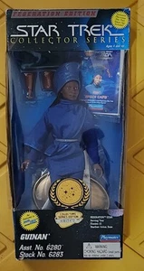 1995 Star Trek Next Generation GUINAN Federation Edition 9" Playmates Toys - Picture 1 of 6