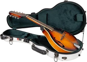 Crossrock Universal Fit A/F-Style Fiberglass Mandolin Case w/ TSA Lock & Straps - Picture 1 of 3
