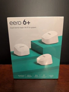 Sistema de enrutador de malla para toda la casa EERO 6+ Plus Dual-Band Wi-Fi 6 - ✅ TOTALMENTE NUEVO ✅ - Imagen 1 de 6