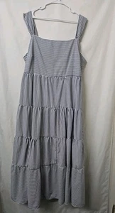 Damen Maxikleid Andree Größe 2x gestreift Stufen Küste Boho Prärie Country  - Bild 1 von 10