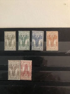 Collection Foreign On Card Italy  Cirenaica Italian Cols Set Never Hinged D-6 - Picture 1 of 2