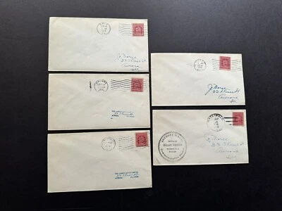 US 1929 FDC +Battle Fallen Timbers#680 +Complete Set of 5 Diff FD Cities +Scarce - Image 1 of 2