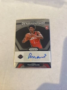 Amen Thompson 2023-24 Panini Prizm RC Rookie Penmanship Auto #RP-AMN Rockets - Foto 1 di 2