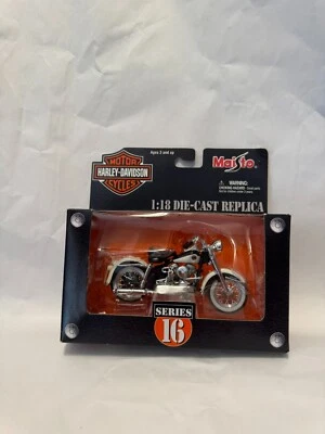 Maisto Harley Davidson 1:18 Die-Cast réplica 03 Series 16 - 1958 Duo Glide Foto 1 de 2