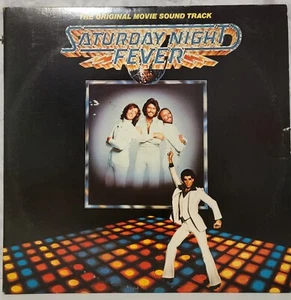 Saturday Night Fever Original Soundtrack 1977 Vintage Vinyl LP Record - Imagen 1 de 5