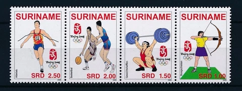 [SU1526] Suriname Surinam 2008 Olympic Games Beijing MNH Cover