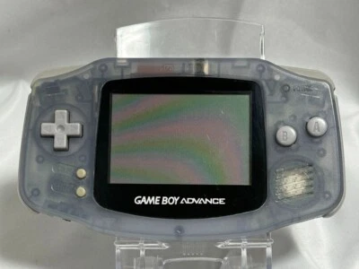 Nintendo GameBoy Advance Consol Only Milky Blue Handheld System Japan Tested - Image 1 of 4