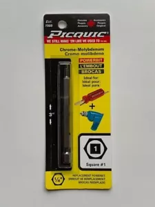 Picquic Powerbit - #3 Robertson (quadratisch) Schraubendreher-Bit - 3"" x 1/4"" Sechskant - Bild 1 von 2