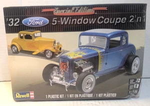 REVELL 85-4228 1:25 '32 FORD 5-WINDOW COUPE 2'n1 CAR MODEL KIT SPECIAL EDITION - Picture 1 of 6