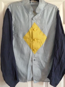 HORSE RACING GENUINE JOCKEY SILKS / COLOURS STUNNING DESIGN VGC - see photos - Picture 1 of 4