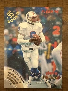🏈 STEVE McNAIR 1996 Fleer Greatest Game #45 Rookie Houston Oilers Titans RC🔥 - Picture 1 of 3