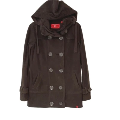 Abrigo EDC Division of Espirit Mujer Guisante Vintage Polar Marrón Mediano Foto 1 de 4