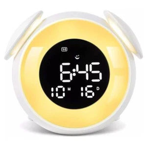 Alarm clock wake-up light with sunrise/sunset simulation, dual alarm clocks - Picture 1 of 8