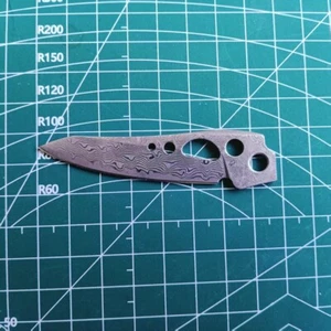 Hoja de acero Damasco de repuesto de 1 pieza para Leatherman Skeletool Modificar - Imagen 1 de 6