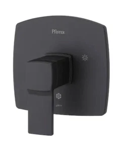 Pfister R89-1DAB Deckard Bath Shower Diverter Valve Trim Only, Matte Black - Picture 1 of 2