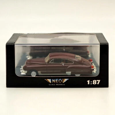 NEO SCALE MODELS 1/87 Cadillac Series 62 Sedanet Coupe Brown Resin Car Limited - Photo 1/4