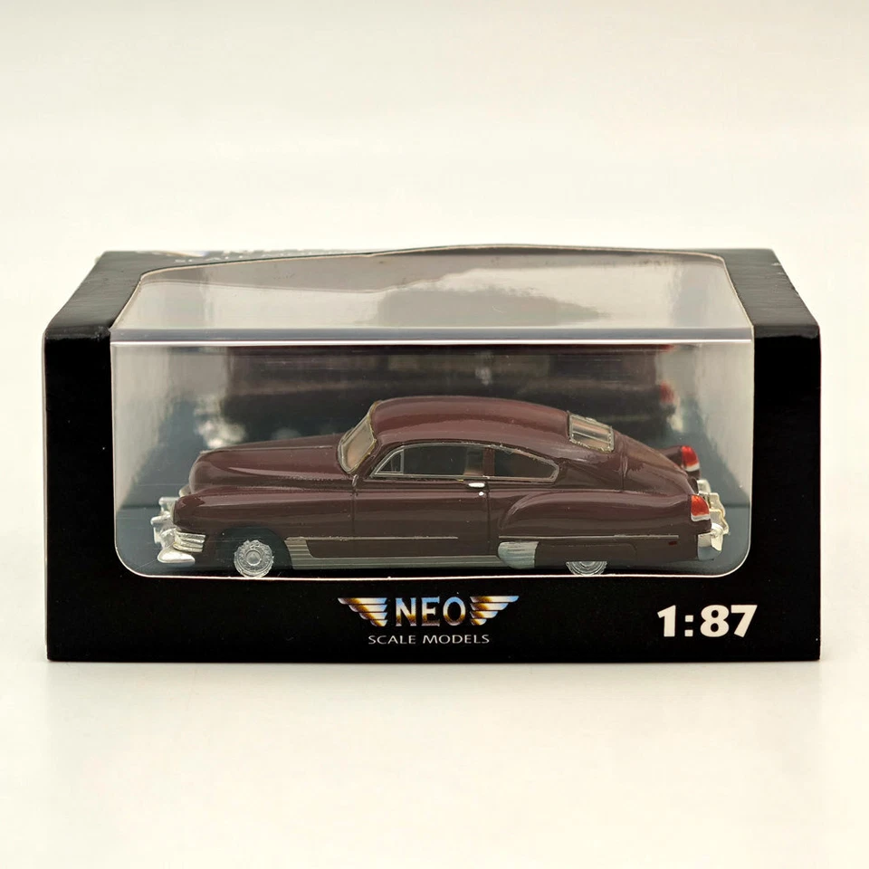 NEO SCALE MODELS 1/87 Cadillac Series 62 Sedanet Coupe Brown Resin Car Limited - Photo 1/4