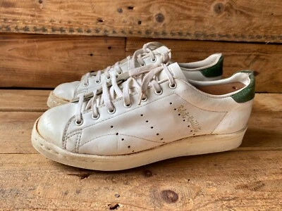 Zapatilla deportiva vintage años 60 Adidas Robert Haillet cuero talla 7,5 hecha en Francia Foto 1 de 4