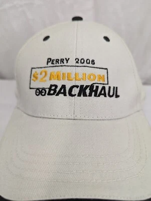 Gorra Perry 2008 $2 millones Backhaul Frito Lay bordada para hombre gris ajustable con correa Foto 1 de 4