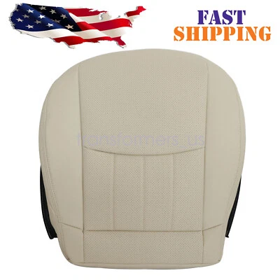 Cubierta de asiento de cuero beige inferior del conductor delantero beige para Mercedes Benz C280 2006 2007 Foto 1 de 4