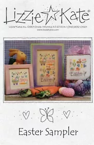 LIZZIE KATE "EASTER SAMPLER" CROSS STITCH CHART - # 111 (2004) - Picture 1 of 1