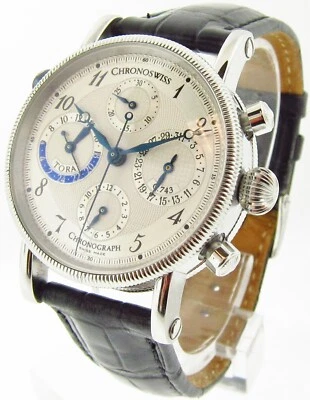 RELOJ CRONÓGRAFO CHRONOSWISS TORA ACERO INOXIDABLE PARA HOMBRE - CH7423 Foto 1 de 4