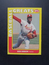 (1) 1991 Swell Baseball Greats Bob Gibson #33 [+1 BONUS CARD] **READ** RNL2684