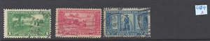 US Scott #617-619 Lexington-Concord VF USED Set, clean, solid! 2 - Picture 1 of 1
