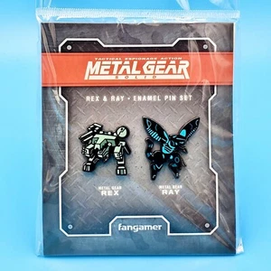 Metal Gear Solid REX & RAY Enamel Pin Set of 2 (1" Tall) Official Konami - Picture 1 of 3