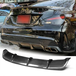 Labio difusor parachoques trasero carbono para Mercedes W117 C117 CLA250 Sport CLA45  - Imagen 1 de 12