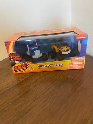 Blaze and the Monster Machines Trituradora y Rayas Paquete de 2 Vehículos Set Nuevo en Caja Foto 1 de 4