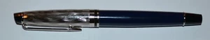Waterman Expert Preußisch Blau Silberrand Tintenroller - Bild 1 von 11