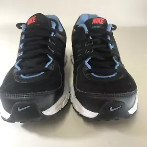 Nike Women Air Retaliate 2 Running Shoes 537609 001 Black-Neon-Blue Sz 9 - Picture 1 of 9