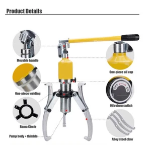 20T Hydraulic Puller Hydraulic Integrated Puller Wheel Hub Puller 3*Arm - Picture 1 of 10