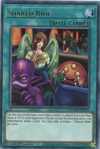 Yugioh Shared Ride  MAGO-EN079 Rare 1st Edition Nr Mint x3 - Picture 1 of 1