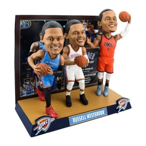 NBA Russell Westbrook Triple Threat Bobblehead Set of 3 Forever DAMAGED!! - Picture 1 of 5