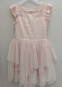 Abito di Pasqua per ragazze Cat Jack paillettes rosa tulle 6 o 6x - Foto 1 di 3
