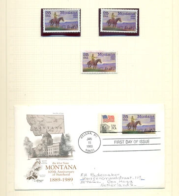 USA 1989 commemorative issues mint, used, blocka some FDC´s - Image 1 of 4