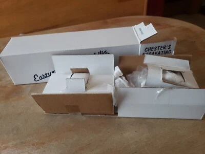 ERTL Eastwood Automobilia-Chester's Excavating 1955 Pickup & Bucket Loader NIB - Image 1 of 3