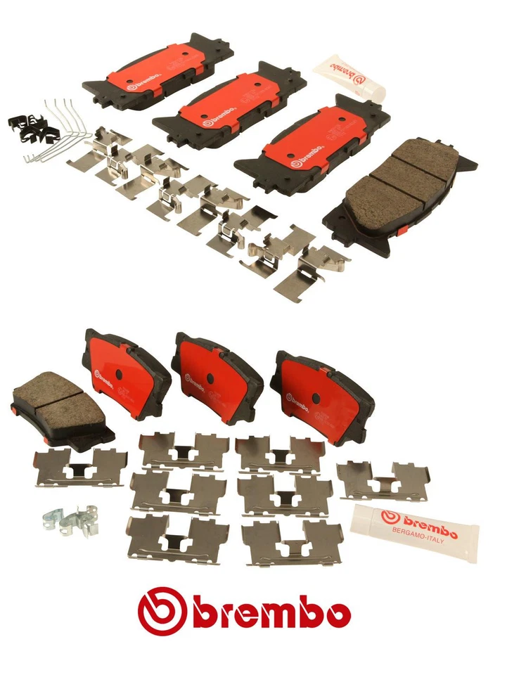 2-Genuine Brembo Front + Rear Pad Set for Toyota Camry Avalon Lexus ES350 - Image 1 of 1