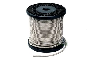 Cable de plomo de oropel trenzado 4500 vatios 1 pie 0,1055" 2,68 mm - Imagen 1 de 1