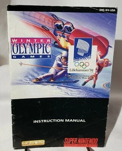 Winter Olympic Games Lillehammer 94 Instructions Manual Only Nintendo SNES - Picture 1 of 2