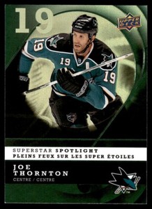 2008-09 McDonald's Upper Deck Superstar Spotlight Joe Thornton San Jose