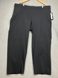 Zac & Rachel Pull on Cropped Pants Ultimate Fit Wmn Plus Size 24W Casual Office - Picture 1 of 14