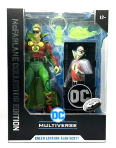 McFarlane Collector Edition #02 Green Lantern Alan Scott Platinum - New Sealed - Picture 1 of 4